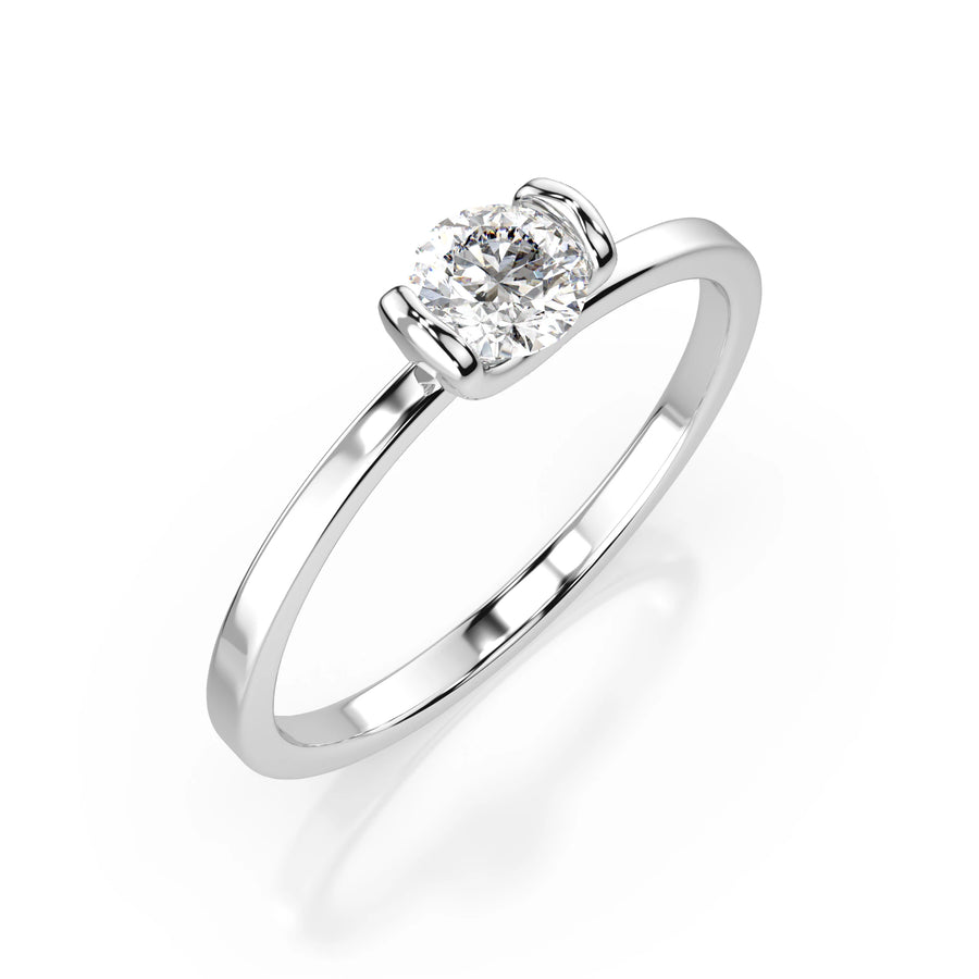 Solitaire Ring (Round), 0.3 ct — 101-10016(4.2)