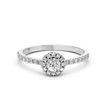 Solitaire Eternity Ring (Round), 0.2 ct — 101-10095(3.7)