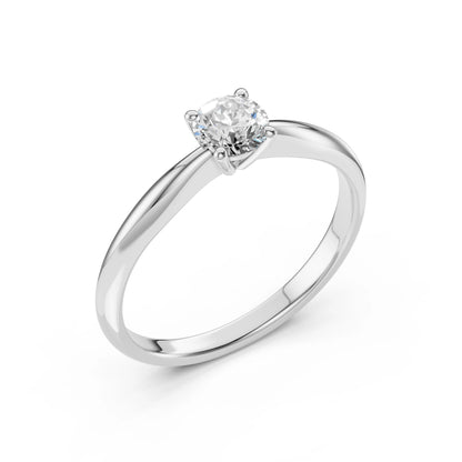 Solitaire Ring (Round), 0.5 ct — 101-10021(5.1)