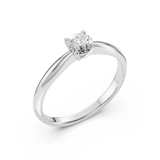 Solitaire Ring (Round), 0.5 ct — 101-10021(5.1)