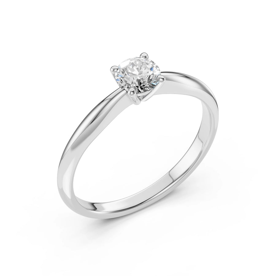 Solitaire Ring (Round), 0.5 ct — 101-10021(5.1)