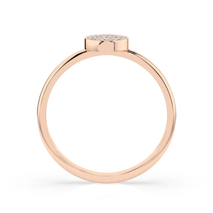 Illusion Ring (Round), 0.07 ct — 101-10075