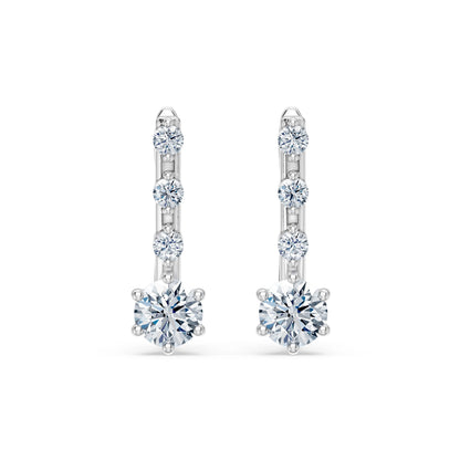 Solitaire Eternity Earring, 0.6 ct — 102-10144(4.2)