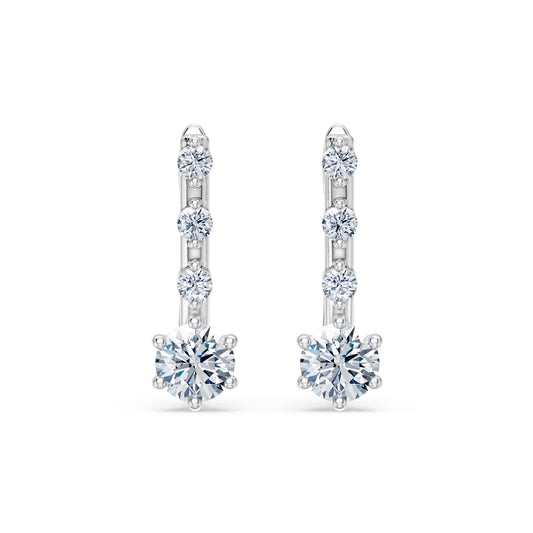 Solitaire Eternity Earring, 0.6 ct — 102-10144(4.2)
