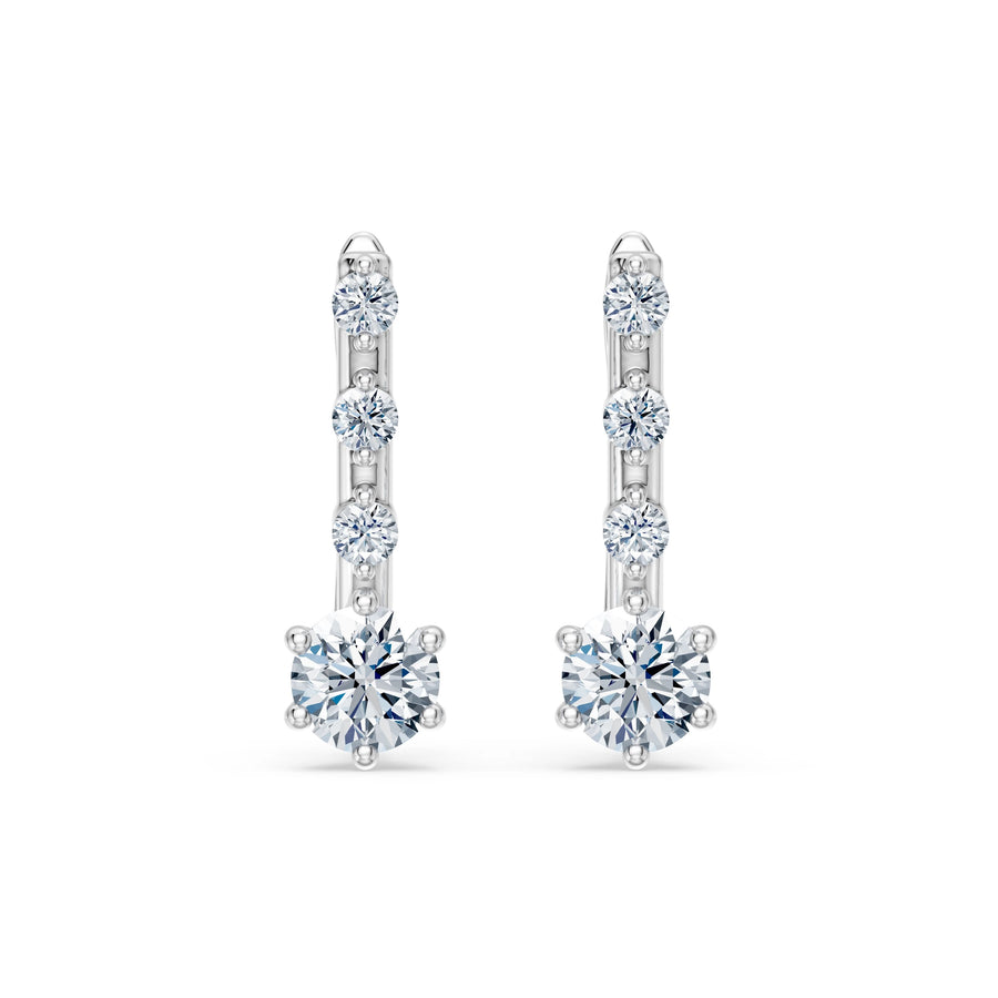 Solitaire Eternity Earring, 0.6 ct — 102-10144(4.2)