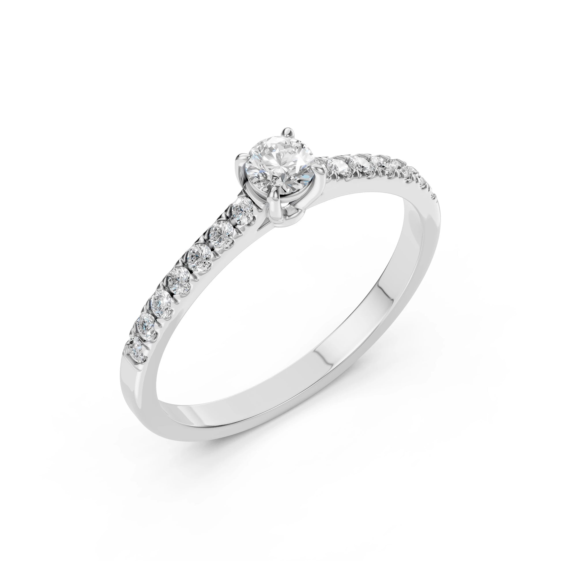 Solitaire Eternity Ring (Round), 0.3 ct — 101-10094(4.2)