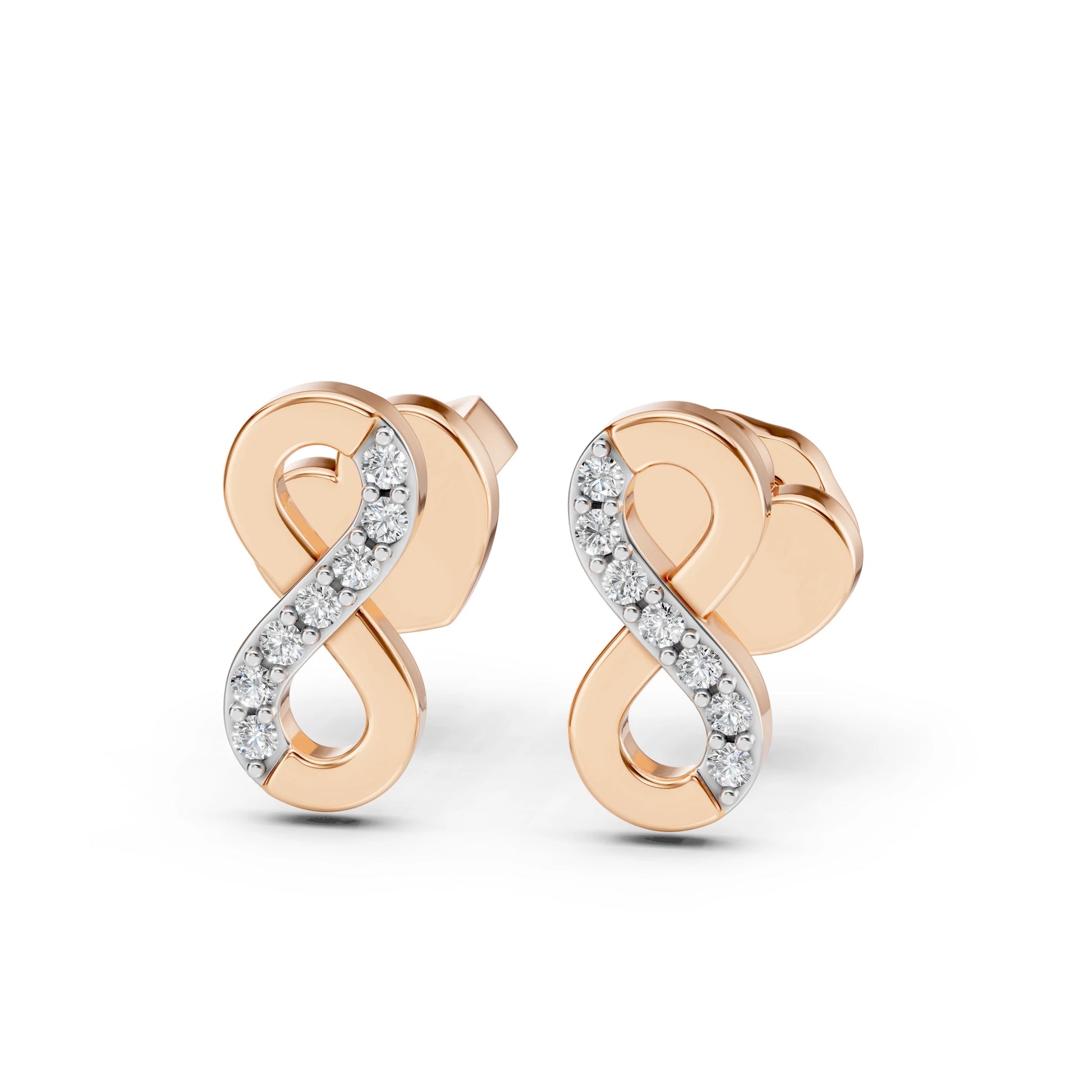 Minimalism Earring (Round), 0.09 ct — 102-10092