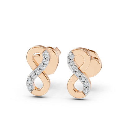 Minimalism Earring (Round), 0.09 ct — 102-10092