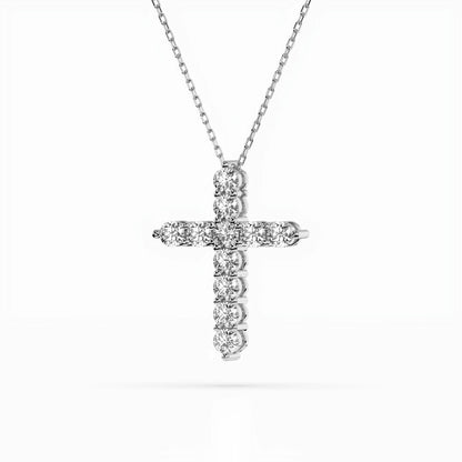 Minimalism Necklace (Round), 1.1 ct — 104-10039(3.0)