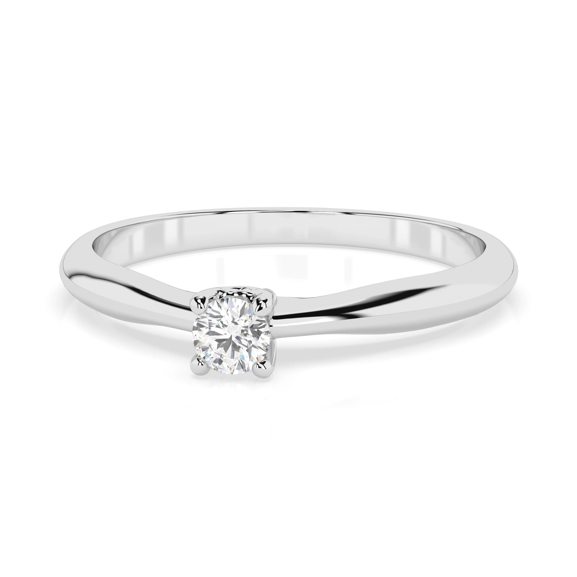 Solitaire Ring (Round), 0.06 ct — 101-10035(2.5)