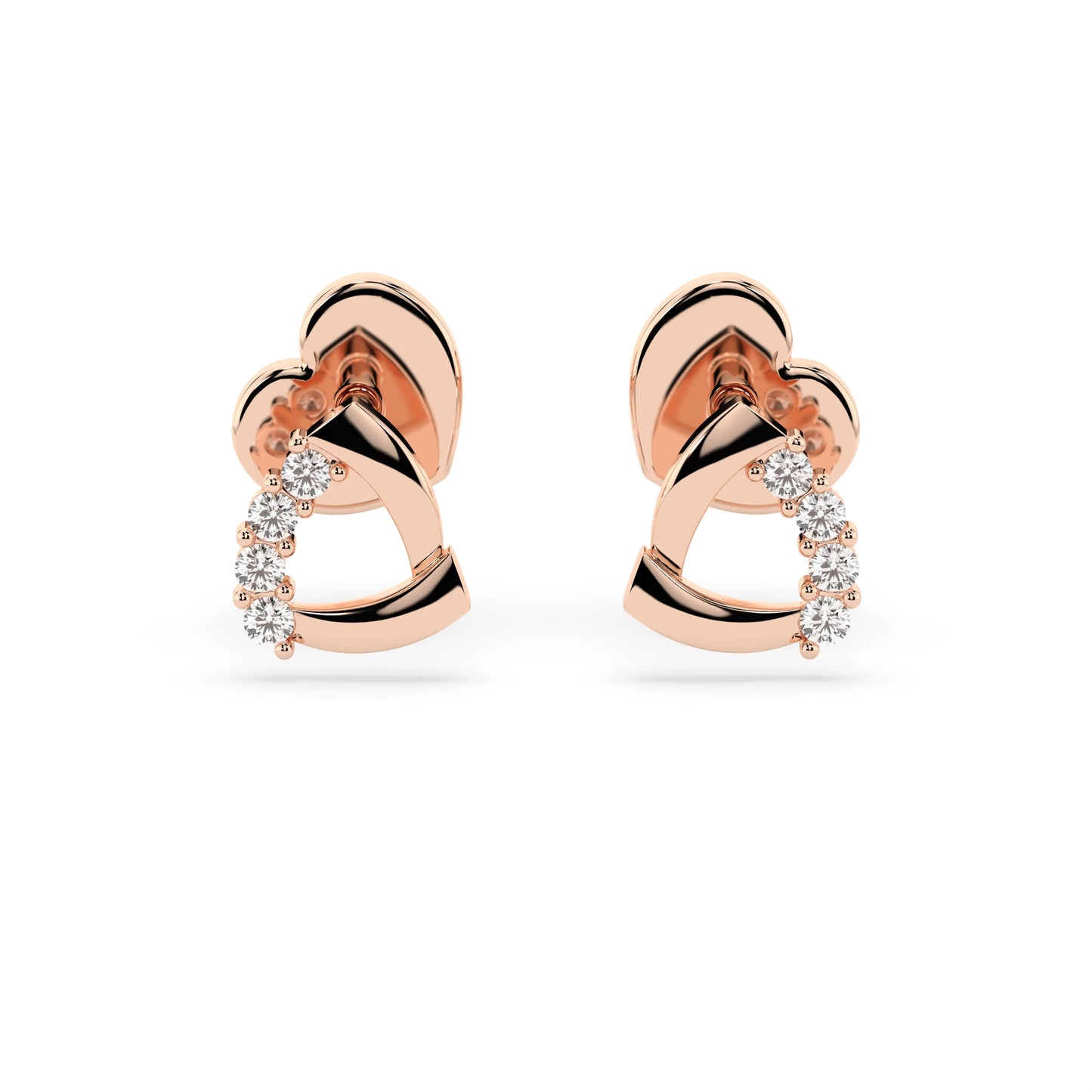Minimalism Earring (Round), 0.05 ct — 102-10061