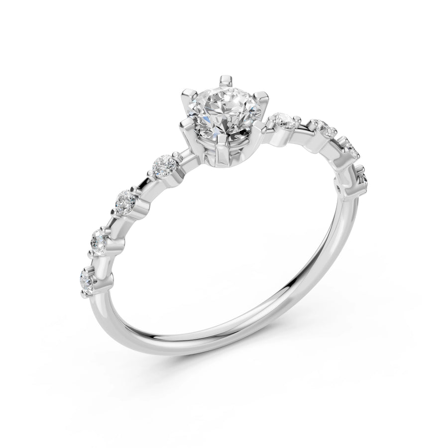 Solitaire Eternity Ring (Round), 0.5 ct — 101-10144(5.1)