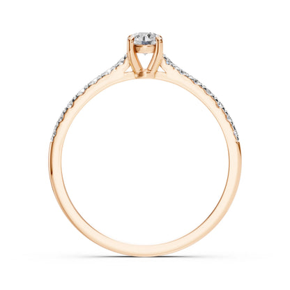 Solitaire Eternity Ring (Round), 0.2 ct — 101-10094(3.7)