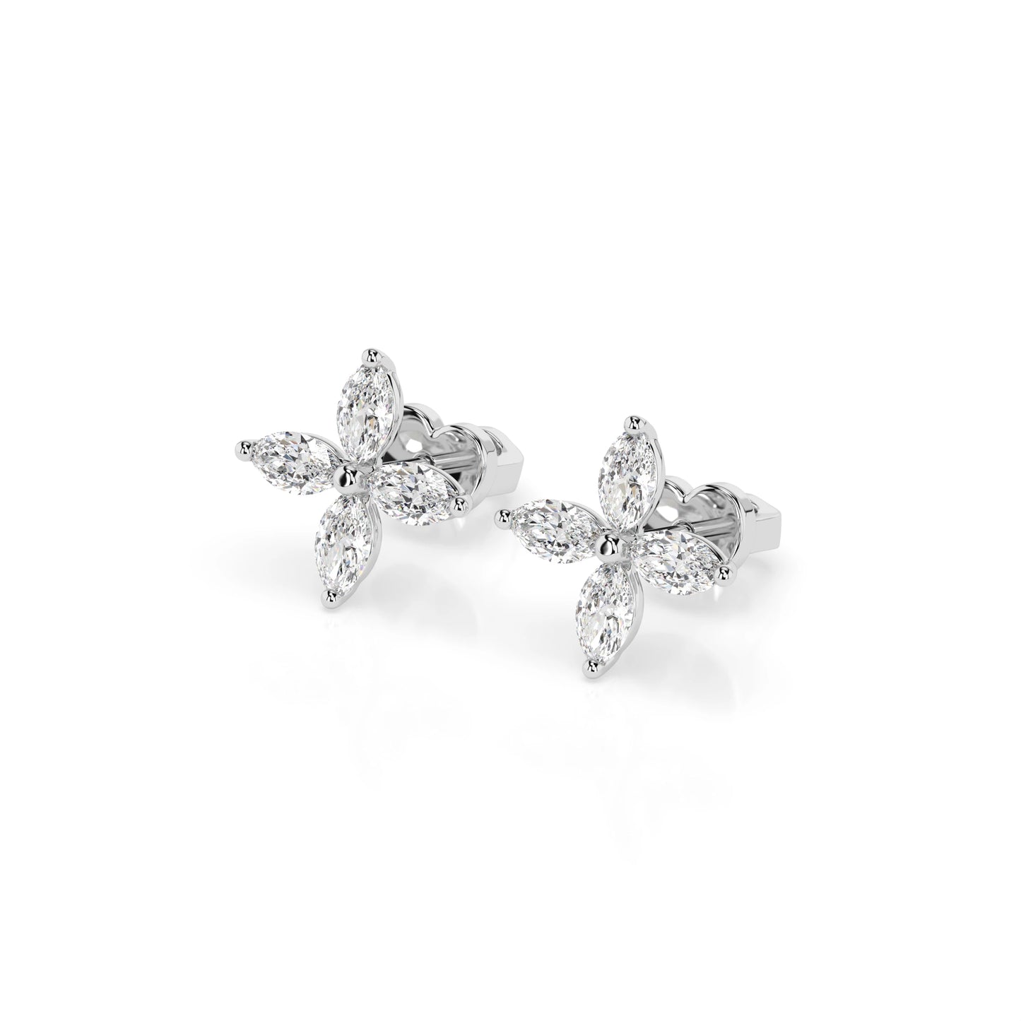 Illusion Earring (Marquise), 0.8 ct — 102-10193V1