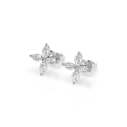 Illusion Earring (Marquise), 0.8 ct — 102-10193V1