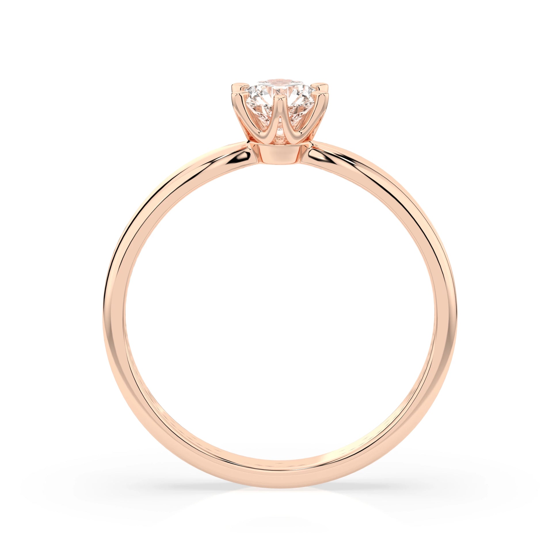 Solitaire Ring (Round), 0.25 ct — 101-10040(4.0)