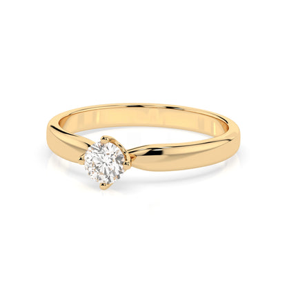 Solitaire Ring (Round), 0.25 ct — 101-10041(4.0)