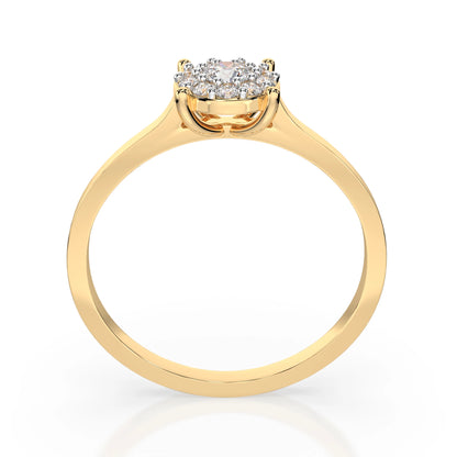 Solitaire Eternity Ring (Round), 0.06 ct — 101-10017/1(2.5)