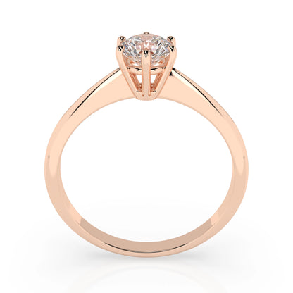 Solitaire Ring (Round), 0.35 ct — 101-10027(4.5)