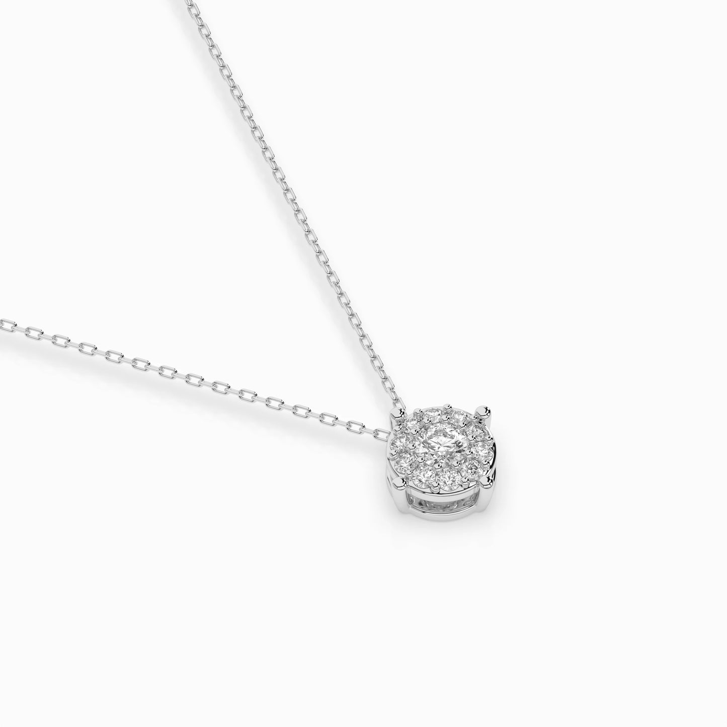 Solitaire Eternity Necklace (Round), 0.06 ct — 104-10001(2.5)