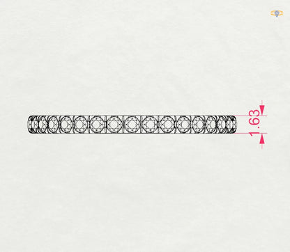 Eternity Ring (Round), 0.26 ct — 101-10111