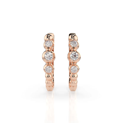 Eternity Earring (Round), 0.06 ct — 102-10019