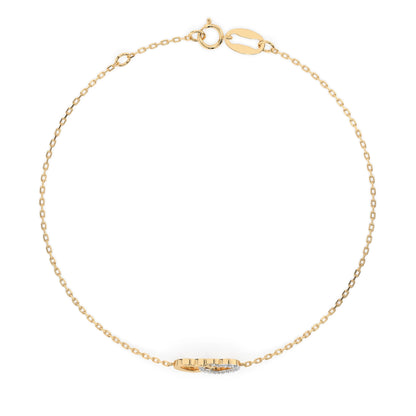 Minimalism Bracelet (Round), 0.08 ct — 105-10010
