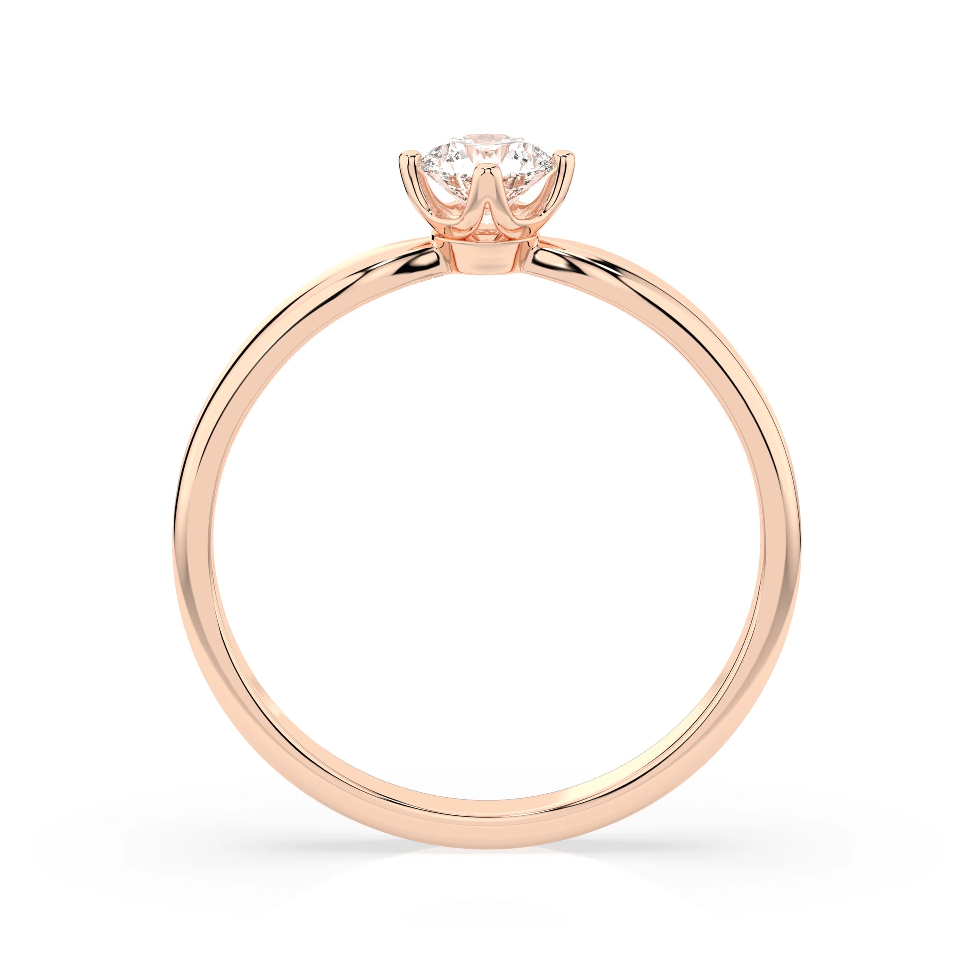 Solitaire Ring (Round), 0.25 ct — 101-10041(4.0)