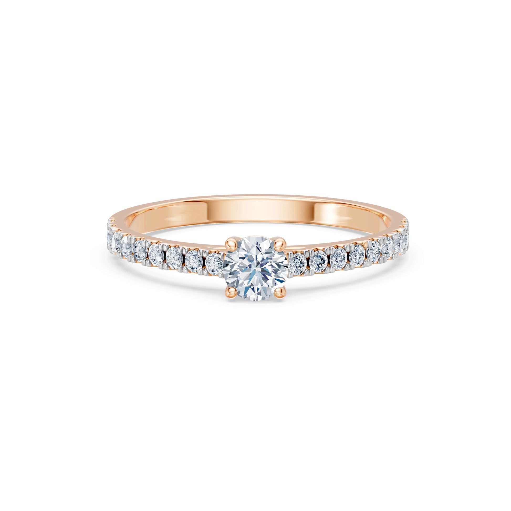 Solitaire Eternity Ring, 0.3 ct — 101-10191(0.30)RN