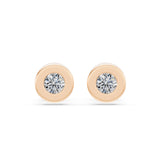 Solitaire Butterfly Earring, 0.4 ct — 102-10050(3.7)