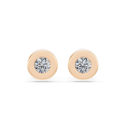 Solitaire Butterfly Earring, 0.4 ct — 102-10050(3.7)
