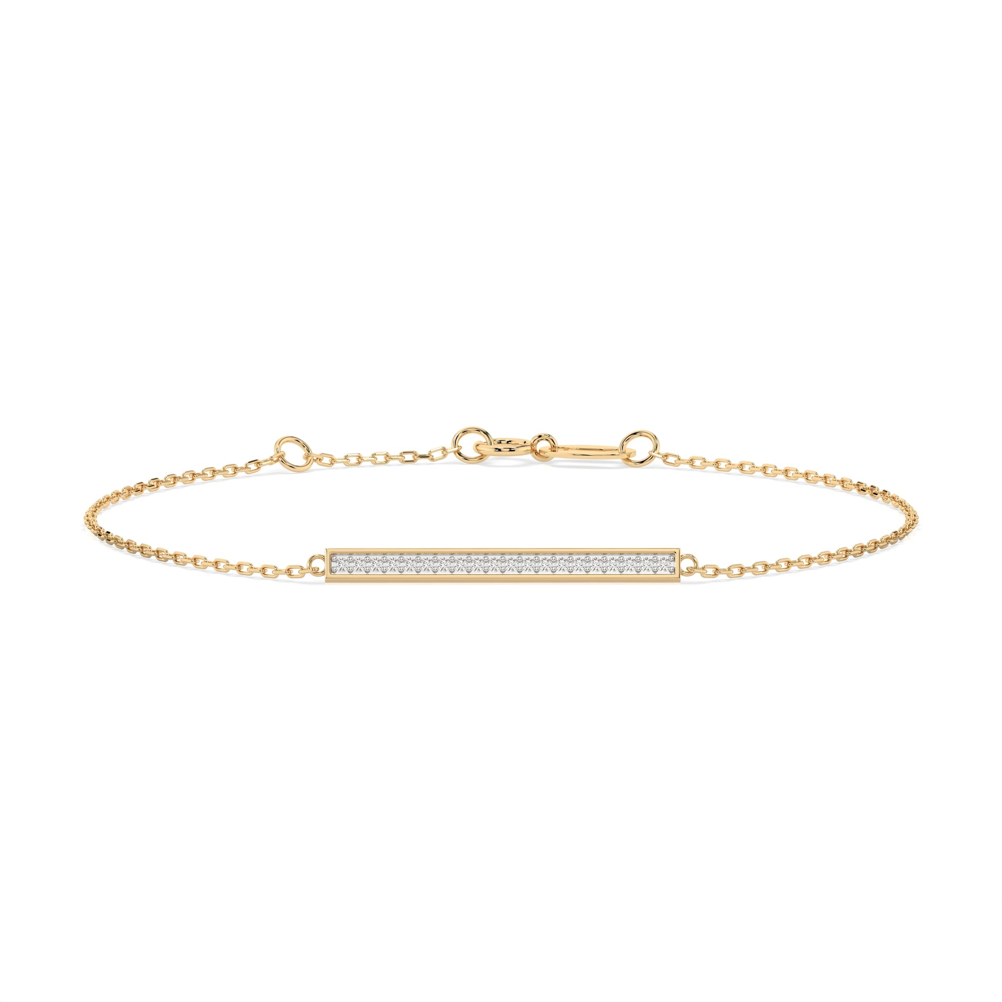 Minimalism Bracelet (Round), 0.1 ct — 105-10017