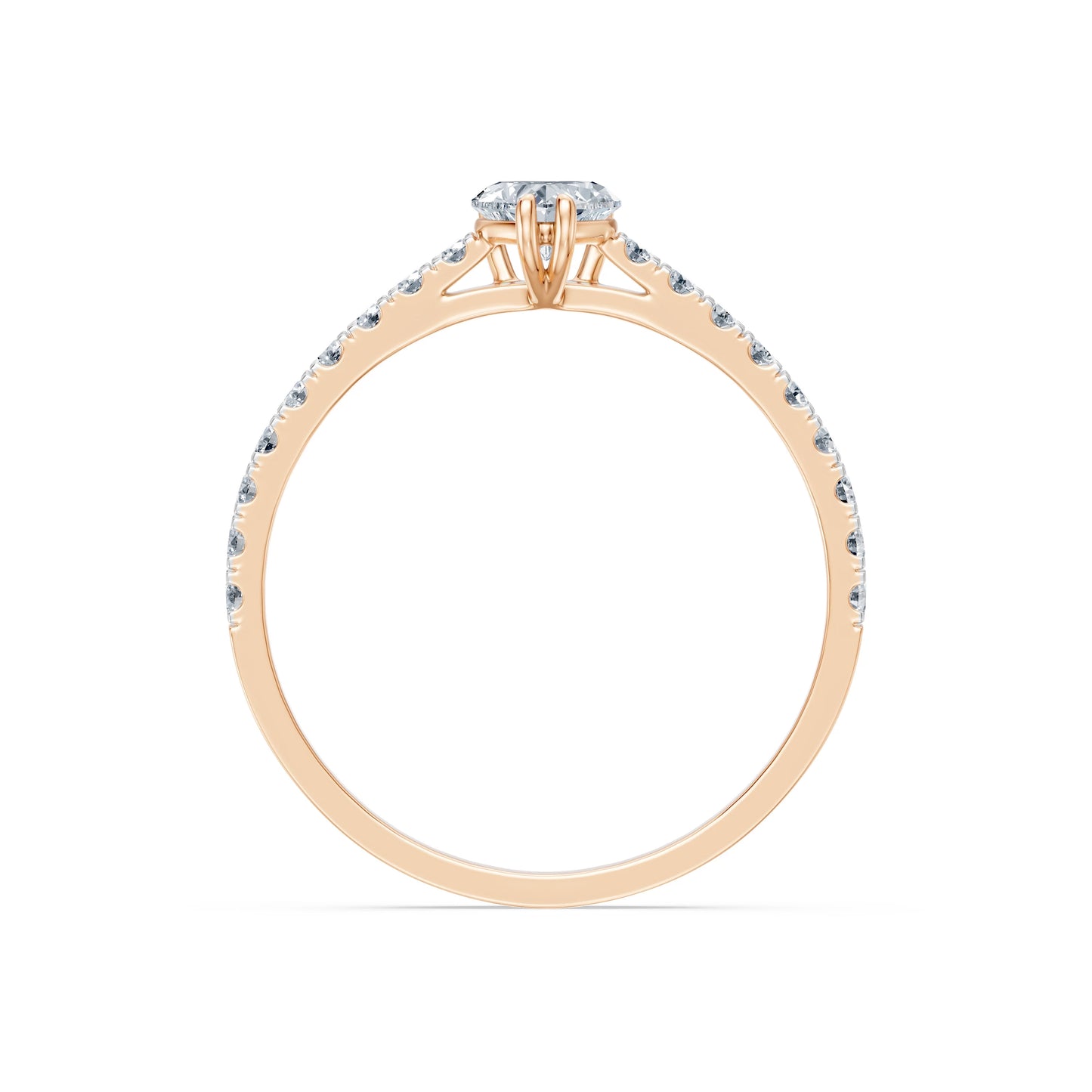 Solitaire Eternity Ring, 0.3 ct — 101-10191(0.30)HRT