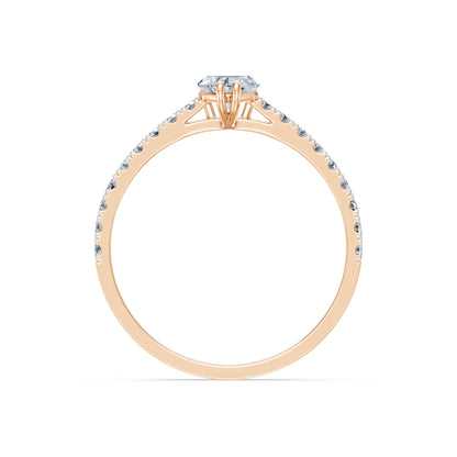 Solitaire Eternity Ring, 0.3 ct — 101-10191(0.30)HRT