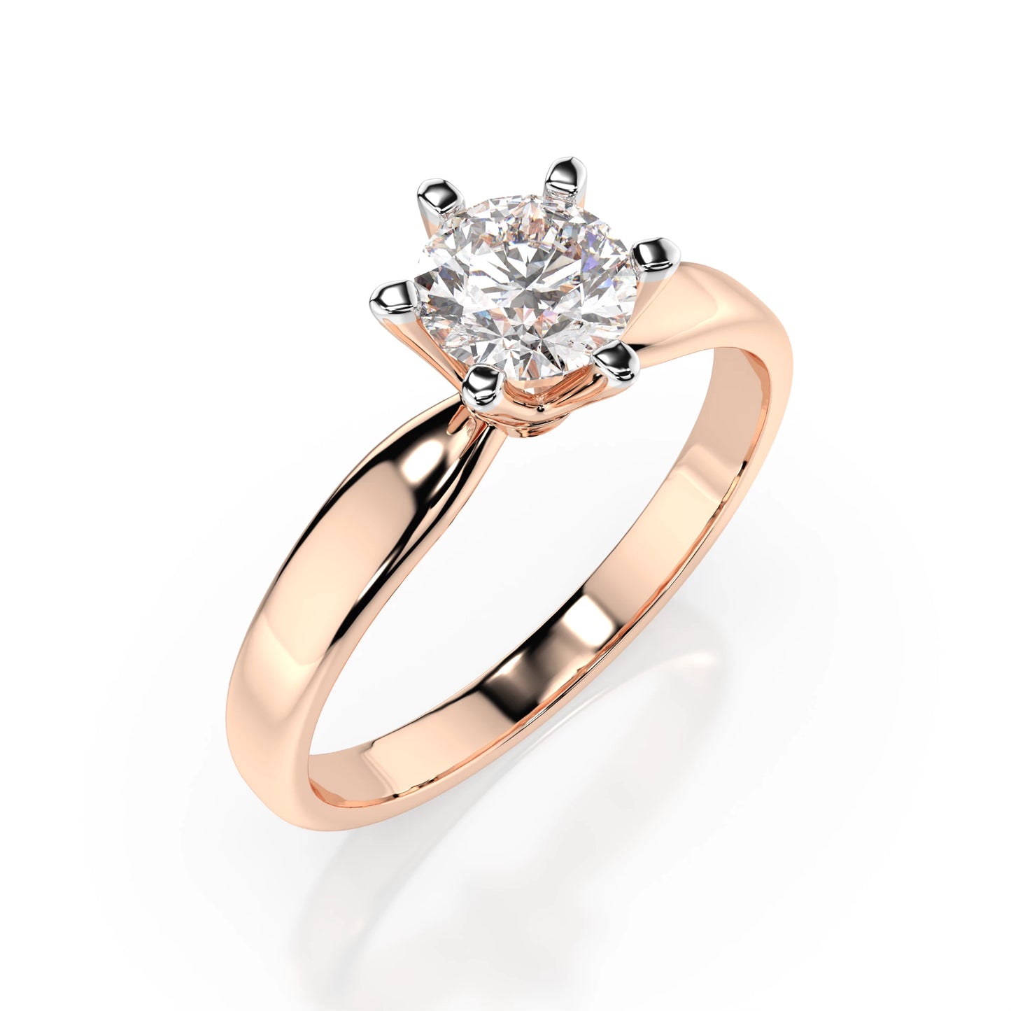Solitaire Ring (Round), 0.5 ct — 101-10040(5.1)