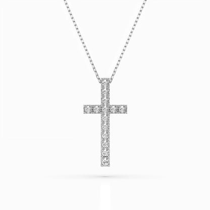Minimalism Necklace (Round), 0.2 ct — 104-10025