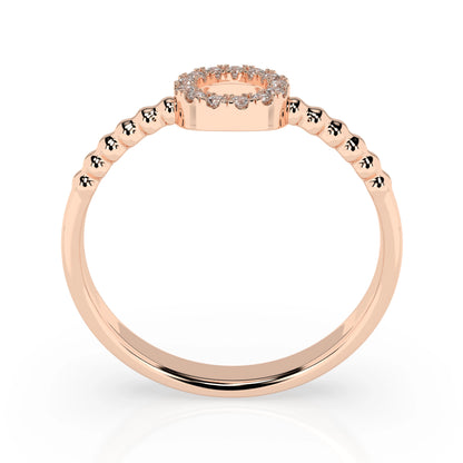 Minimalism Ring (Round), 0.08 ct — 101-10055