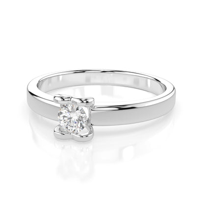 Solitaire Ring (Round), 0.15 ct — 101-10013(3.4)