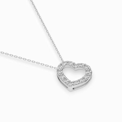 Minimalism Necklace (Round), 0.35 ct — 104-10061
