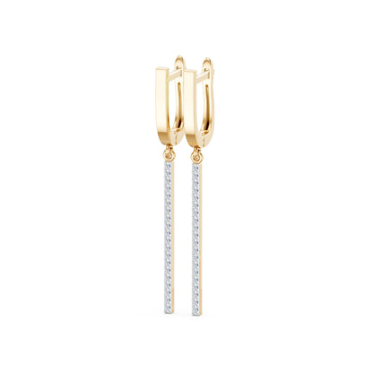 Minimalism Earring, 0.24 ct — 102-10129/1