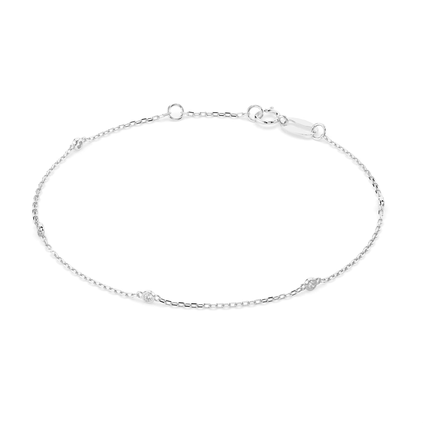 Minimalism Bracelet (Round), 0.07 ct — 105-10008/5(1.4)