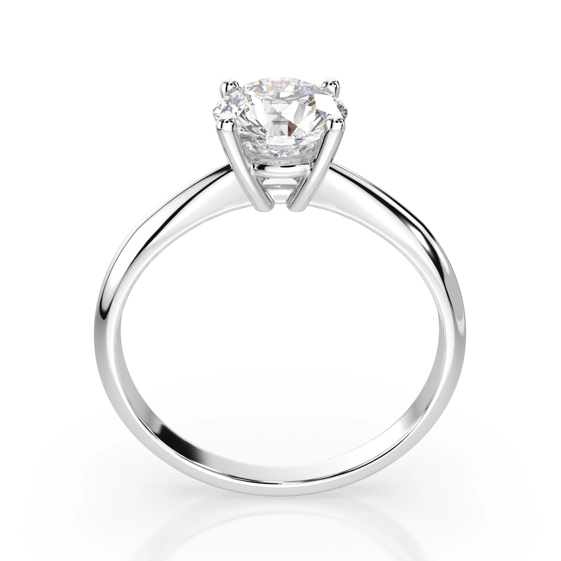 Solitaire Ring (Round), 0.7 ct — 101-10021(5.7)