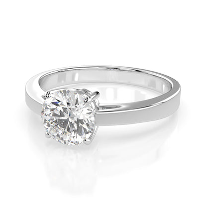 Solitaire Ring (Round), 1.0 ct — 101-10012/1(6.5)