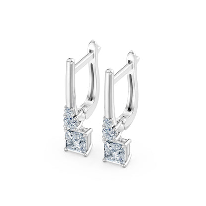 Solitaire Eternity Earring, 0.8 ct — 102-10143(0.40)PR
