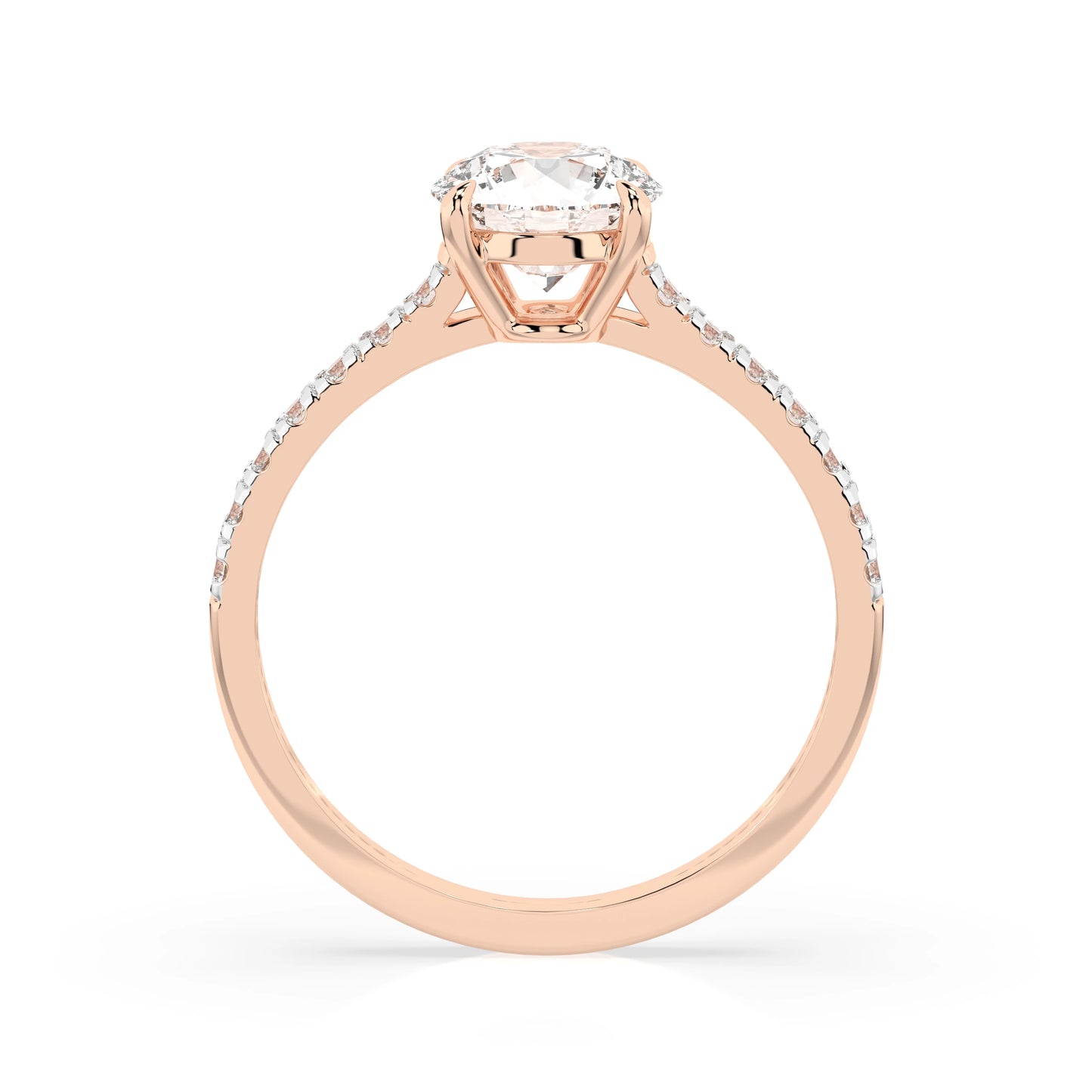 Solitaire Eternity Ring (Round), 1.0 ct — 101-10094(6.5)