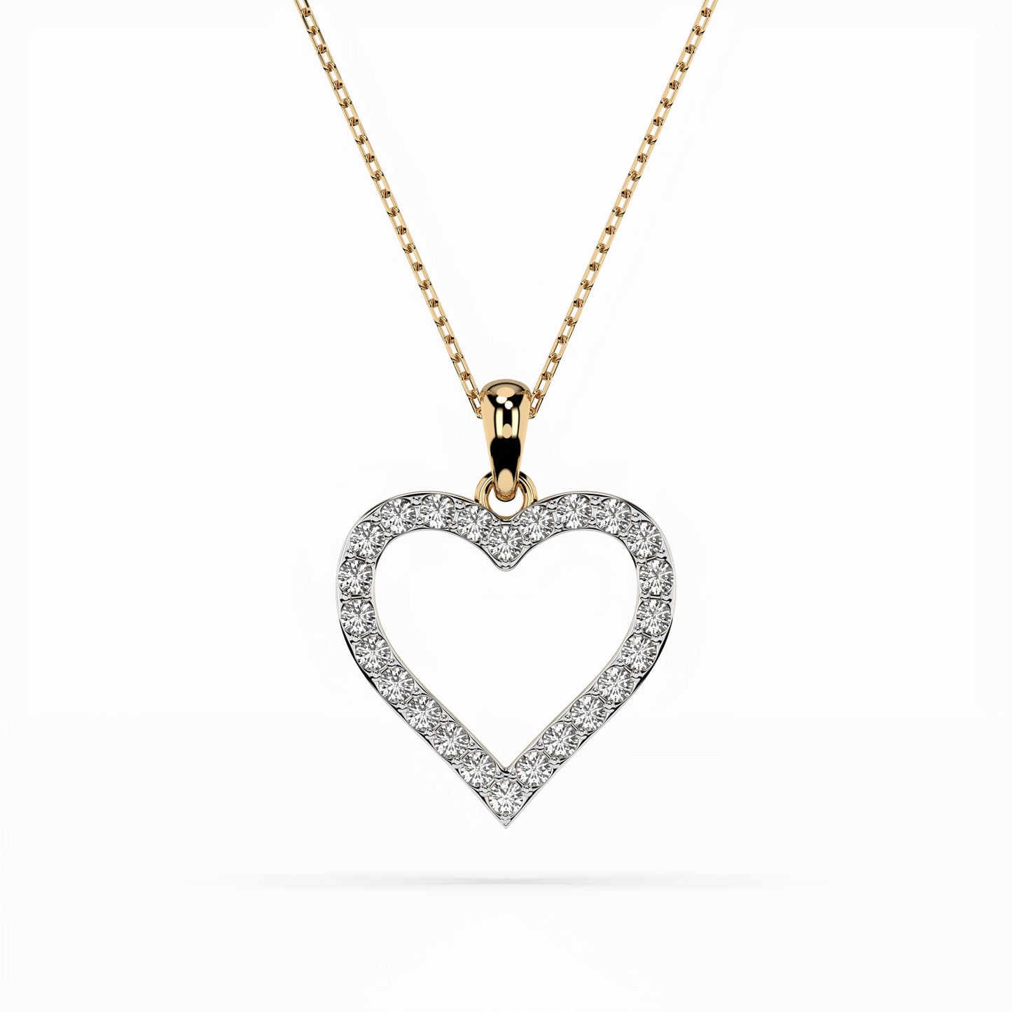 Minimalism Necklace (Round), 0.31 ct — 104-10060