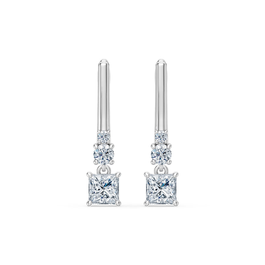Solitaire Eternity Earring, 0.8 ct — 102-10143(0.40)PR
