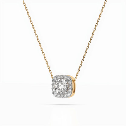 Solitaire Eternity Necklace (Round), 0.4 ct — 104-10057(4.7)