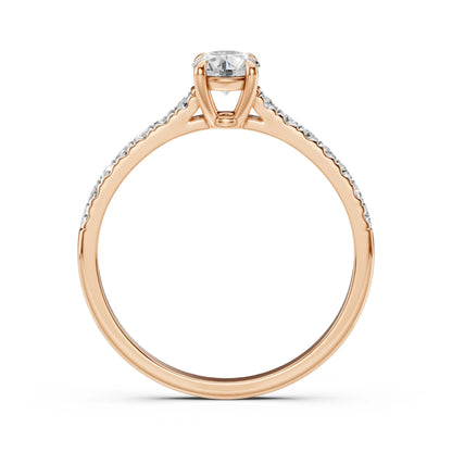 Solitaire Eternity Ring (Round), 0.4 ct — 101-10094(4.7)
