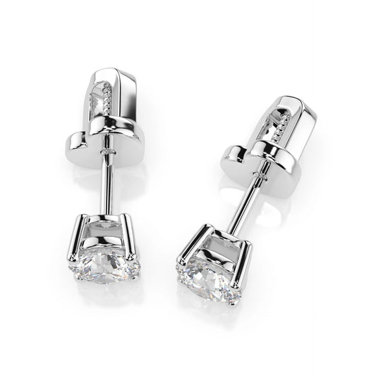 Solitaire Butterfly Earring (Round), 0.7 ct — 102-10012/1(4.5)